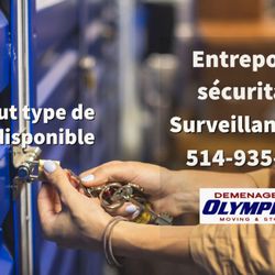 Déménagement et Entreposage Olympique - Plus de 200 unités d'entreposage dans nos locaux surveillés 24/7