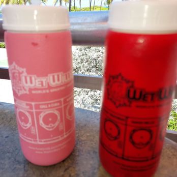 Wet Willie's - Our WW refillable containers which are now the same price of a large. - Lounges Near Me - Miami Beach, Florida