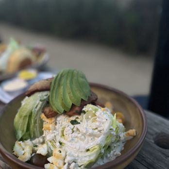 Viewpoint Brewing - Wedge salad - thick and juicy bacons with chopper eggs - Breweries Near Me - Del Mar, California