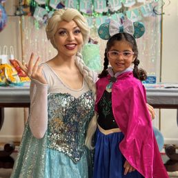 Queen Elsa and Princess Anna (aka the Birthday Girl) Queen Elsa and Princess Anna (aka the Birthday Girl)