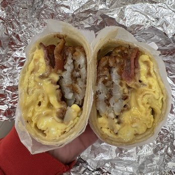 Jersey Pride Deli & Catering - Breakfast wrap #1 with bacon - Bagels Near Me - Pompton Lakes, New Jersey