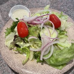 Mimmo's Italian Restaurant & Grill - Fresh side salad. Wish they would make their dressing in house.