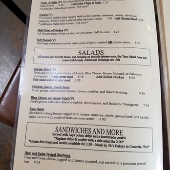 Birdsview Brewing Company - Appetizer and Salad menu. - Breweries Near Me - Concrete, Washington Birdsview Brewing Company - Appetizer and Salad menu. - Breweries Near Me - Concrete, Washington