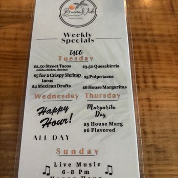 Buena Vida Tapas Lounge - Weekly specials - Tapas/Small Plates Near Me - Bakersfield, California