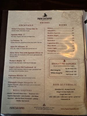 Menu photo 7 Papa's Tapas Delray Beach, FL