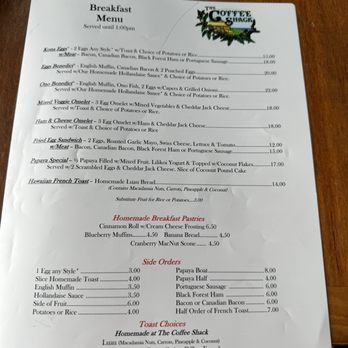 The Coffee Shack - Menu - Coffee & Tea Near Me - Captain Cook, Hawaii The Coffee Shack - Menu - Coffee & Tea Near Me - Captain Cook, Hawaii