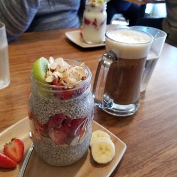 Eight AM - Soy vanilla chia pudding - New American Near Me - San Francisco, California Eight AM - Soy vanilla chia pudding - New American Near Me - San Francisco, California
