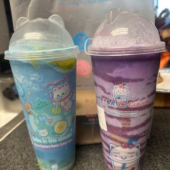 Boba Cucue - Galaxy Pina Colada & Triple Ube - Bubble Tea Near Me - Las Vegas, Nevada