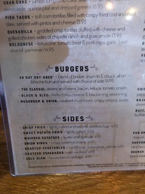Menu photo 5 Gates Restaurant & Bar New Canaan, CT
