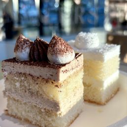 Tiramisu and Coconut cake