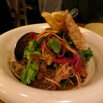 Terra Plata - Roast pig with chorizo, clams and potatoes - New American Near Me - Seattle, Washington