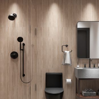 Moral Builders - a bathroom with a toilet, sink, and shower - General Contractors Near Me - Los Angeles, California Moral Builders - a bathroom with a toilet, sink, and shower - General Contractors Near Me - Los Angeles, California