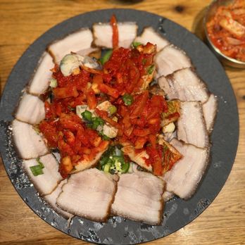 Haejang - 38.95 Bossam with Oyster Kimchi 10/10 The kimchi was delicious, and every combination was a perfect bite. - Korean Near Me - New York, New York Haejang - 38.95 Bossam with Oyster Kimchi 10/10 The kimchi was delicious, and every combination was a perfect bite. - Korean Near Me - New York, New York