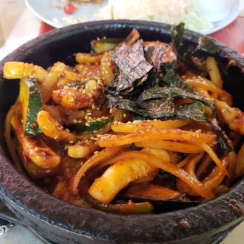 Gamja Bawi - Seafood bibimbap - Korean Near Me - Los Angeles, California Gamja Bawi - Seafood bibimbap - Korean Near Me - Los Angeles, California