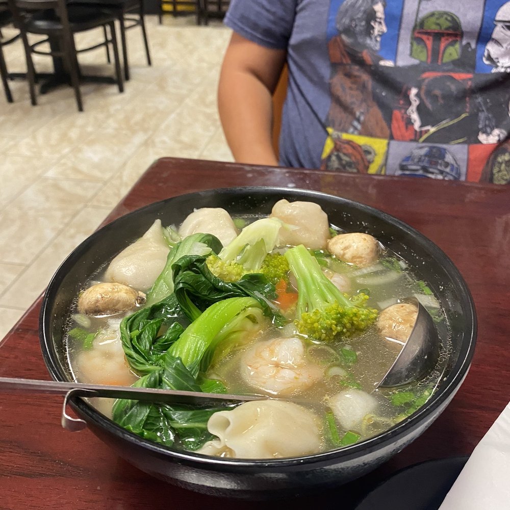 Dumpling Village - Shrimp & Pork Wonton Soup - Chinese Near Me - Rancho Cucamonga, California Dumpling Village - Shrimp & Pork Wonton Soup - Chinese Near Me - Rancho Cucamonga, California