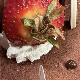 Made with old strawberries Made with old strawberries