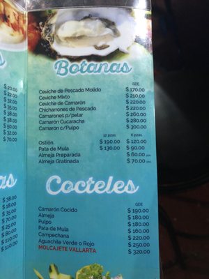 Menu photo 7 Mariscos Arcos Playas Tijuana, BCN