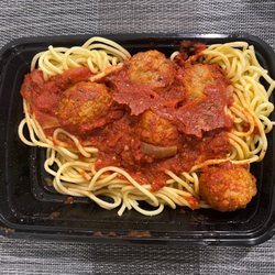 Italian Market - Spaghetti with meatballs for $11.95