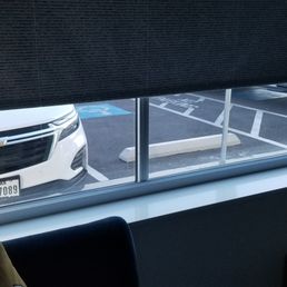 No curtains!