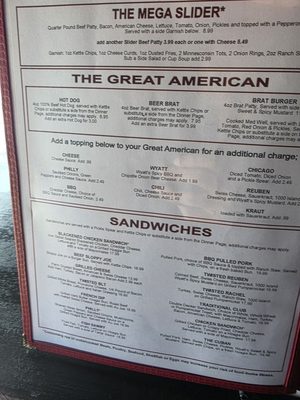 Menu photo 7 Wyatt's Twisted Americana Eagan, MN
