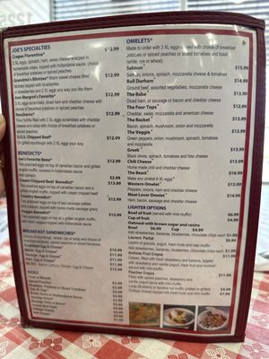 Menu photo 1 Joe's Diner Naples, FL Menu photo 1 Joe's Diner Naples, FL