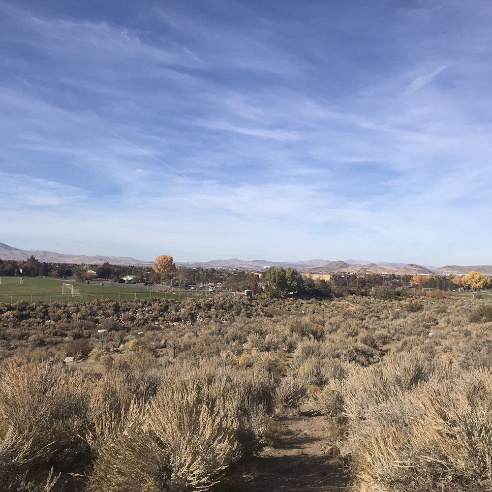 The WEDGE Disc Golf Course - 9th tee looking back at reno - Disc Golf Near Me - Reno, Nevada The WEDGE Disc Golf Course - 9th tee looking back at reno - Disc Golf Near Me - Reno, Nevada