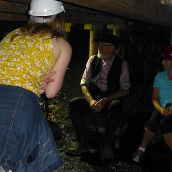 Beamish Museum - The end of the drift  mine (its only about 100 yards in) Without a seat listening to the guide was hard on the back as you can see! - Museums Near Me - Beamish, DUR