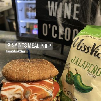 Saints Health Bar - Buffalo chicken ranch sandwich - Food Delivery Services Near Me - Bakersfield, California Saints Health Bar - Buffalo chicken ranch sandwich - Food Delivery Services Near Me - Bakersfield, California