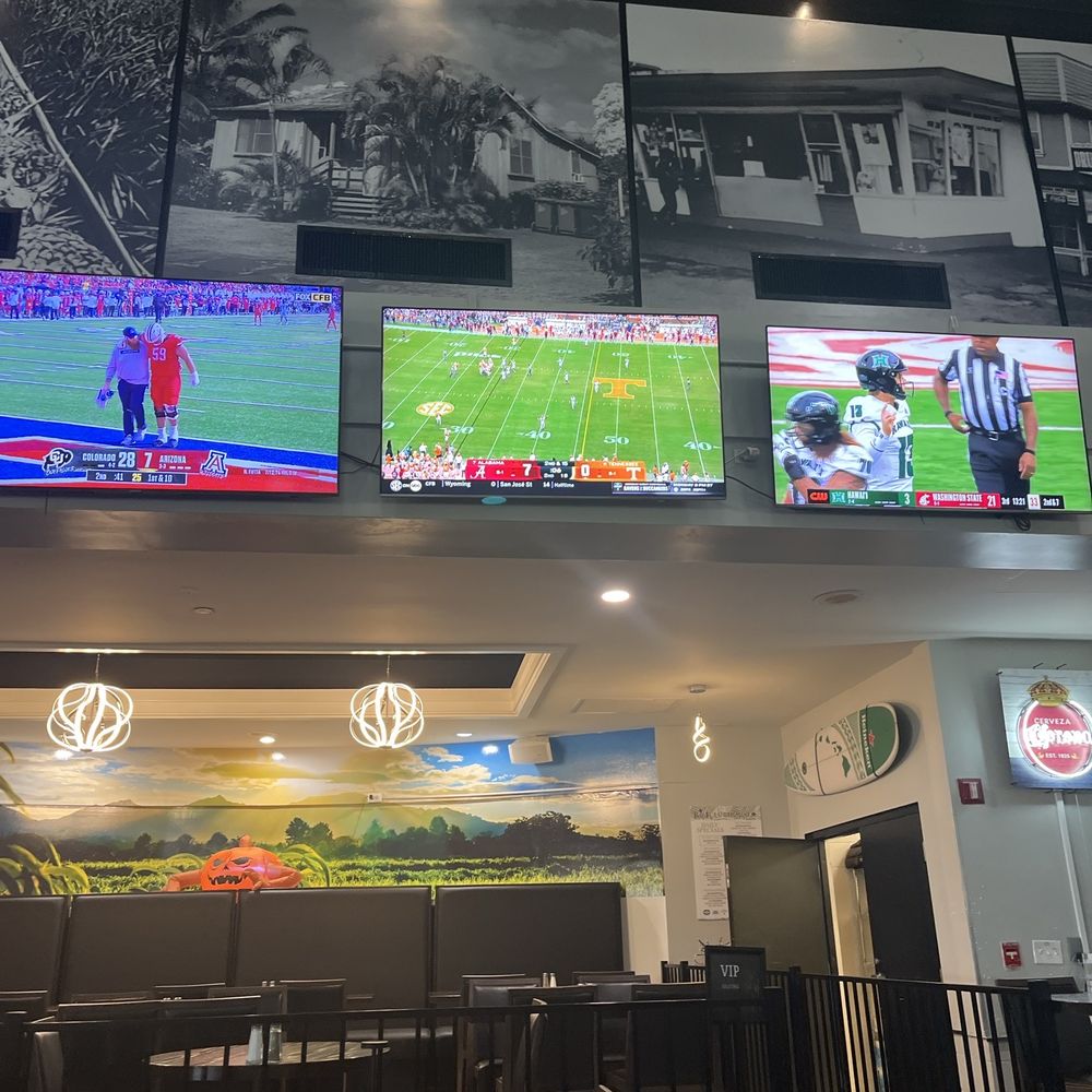 It's a picture of inside of leilehua golf course restaurant. It's a picture of inside of leilehua golf course restaurant.