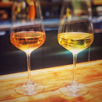 Mama - The two glasses we started with. Superb and eclectic wine list - Italian Near Me - Oakland, California