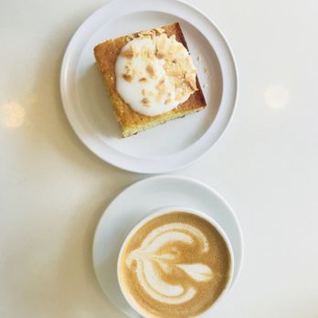3 Little Figs - Citrus cake and Almond milk Capuccino - Coffee & Tea Near Me - Somerville, Massachusetts 3 Little Figs - Citrus cake and Almond milk Capuccino - Coffee & Tea Near Me - Somerville, Massachusetts