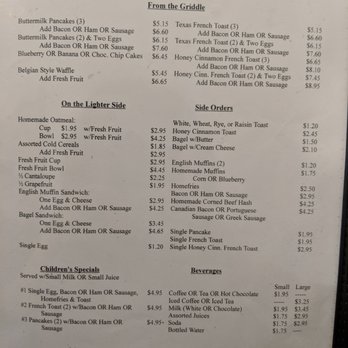 Olympian Diner & Restaurant - Menu at Olympian Diner & Restaurant 3/2018 - Diners Near Me - Braintree, Massachusetts