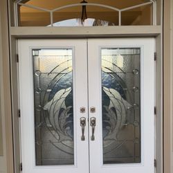 Davis Door Repair and Home Maintenance - Front door after repair