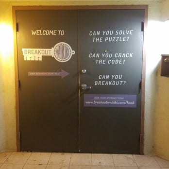 Breakout Waikiki - We're here! Can we do it? - Escape Games Near Me - Honolulu, Hawaii Breakout Waikiki - We're here! Can we do it? - Escape Games Near Me - Honolulu, Hawaii