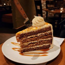 Republic Chophouse - This slice of carrot cake weighs 1 lbs.
