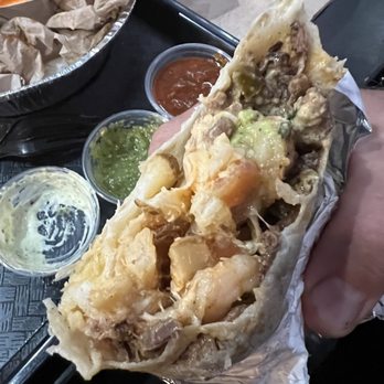 Lucha Libre - Surfin California Box burrito is big, hearty, and flavorful. - Mexican Near Me - San Diego, California Lucha Libre - Surfin California Box burrito is big, hearty, and flavorful. - Mexican Near Me - San Diego, California