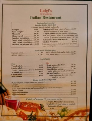 Menu photo 5 Luigis Woodway, TX