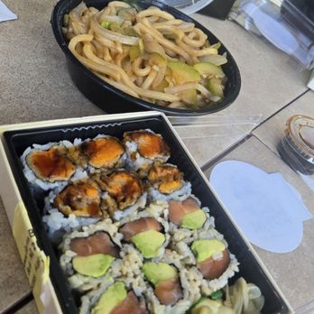 Kaiju Sushi & Ramen Bar - Vegetable Yaki Udon, Salmon Avocado Roll, Sweet Potato Roll - Sushi Bars Near Me - Berlin, Maryland Kaiju Sushi & Ramen Bar - Vegetable Yaki Udon, Salmon Avocado Roll, Sweet Potato Roll - Sushi Bars Near Me - Berlin, Maryland