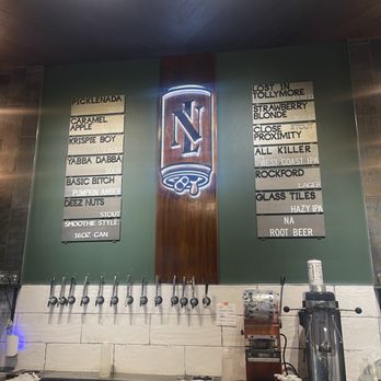 Nothing's Left Brewing - Wall menu - Breweries Near Me - Tulsa, Oklahoma