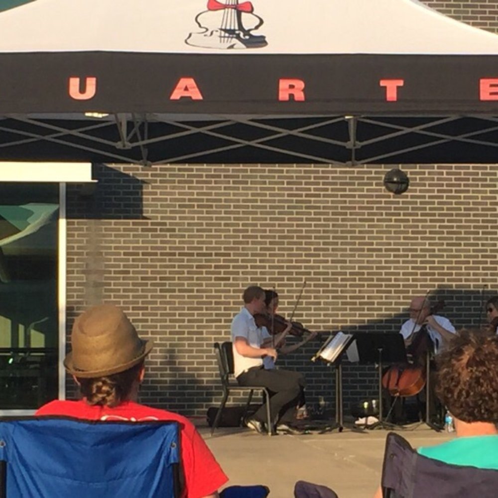 Johnston Public Library - On June 5 Johnston Public Library hosted Belin Quartet on the West lawn. The crowd enjoyed the free concert and ice cream cones. - Libraries Near Me - Johnston, Iowa Johnston Public Library - On June 5 Johnston Public Library hosted Belin Quartet on the West lawn. The crowd enjoyed the free concert and ice cream cones. - Libraries Near Me - Johnston, Iowa