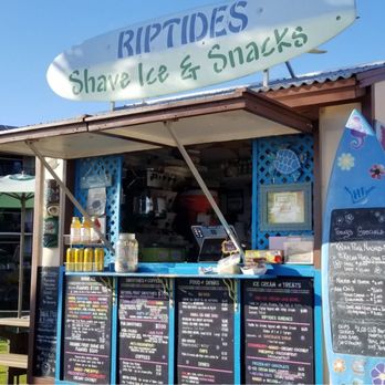Riptides Shave Ice & Snacks - Outside - Shaved Ice Near Me - Koloa, Hawaii Riptides Shave Ice & Snacks - Outside - Shaved Ice Near Me - Koloa, Hawaii