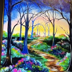 Pinot's Palette - Painting we attempted
