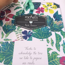Rachel's - Funky menu