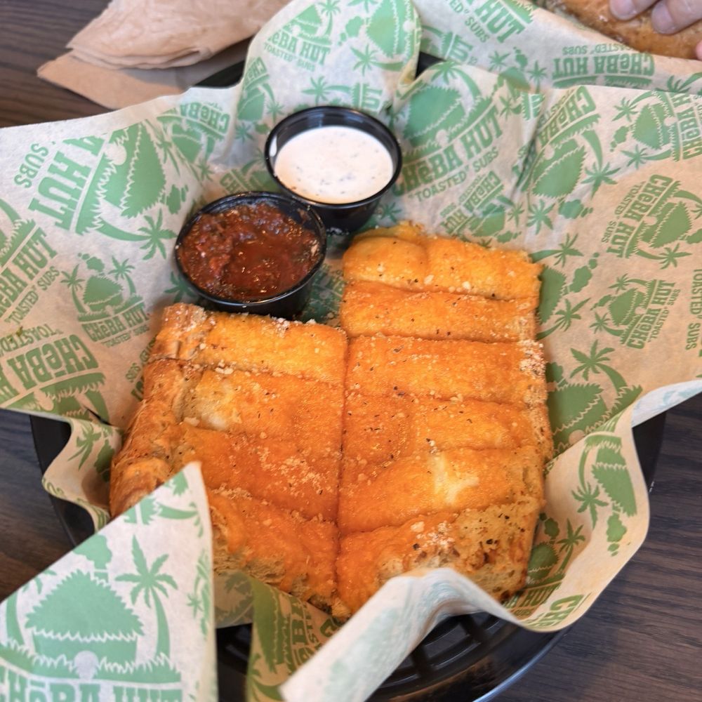 Cheba Hut "Toasted" Subs - Cheesey garlic bread - Sandwiches Near Me - Ontario, California Cheba Hut "Toasted" Subs - Cheesey garlic bread - Sandwiches Near Me - Ontario, California