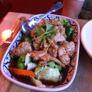 Thai Hut - Garlic pork - Thai Near Me - Sacramento, California Thai Hut - Garlic pork - Thai Near Me - Sacramento, California