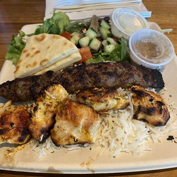 Luna Grill Palm Desert - Chicken Kabob & Koobideh Kabob Plate - Greek Near Me - Palm Desert, California Luna Grill Palm Desert - Chicken Kabob & Koobideh Kabob Plate - Greek Near Me - Palm Desert, California