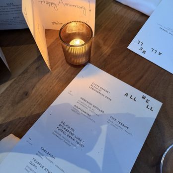 All Well - Menu - New American Near Me - Chicago, Illinois All Well - Menu - New American Near Me - Chicago, Illinois