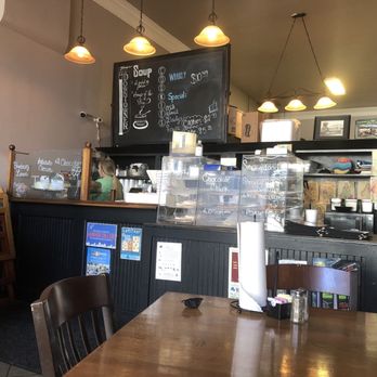 The Downtowner - a coffee shop with a menu on the wall - Sandwiches Near Me - Madison, Indiana