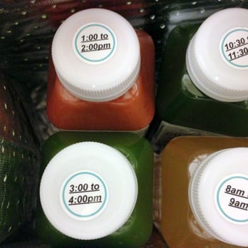 Cocobeet - Boston - they tell you when to drink each juice for the cleanse - Juice Bars & Smoothies Near Me - Boston, Massachusetts