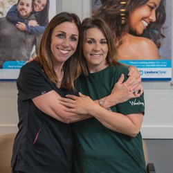 Lindora Clinic - Happy patient and clinic nurse
